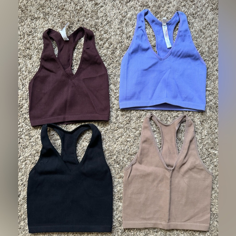 Free People Women’s Throe Crop Tank Top Size M